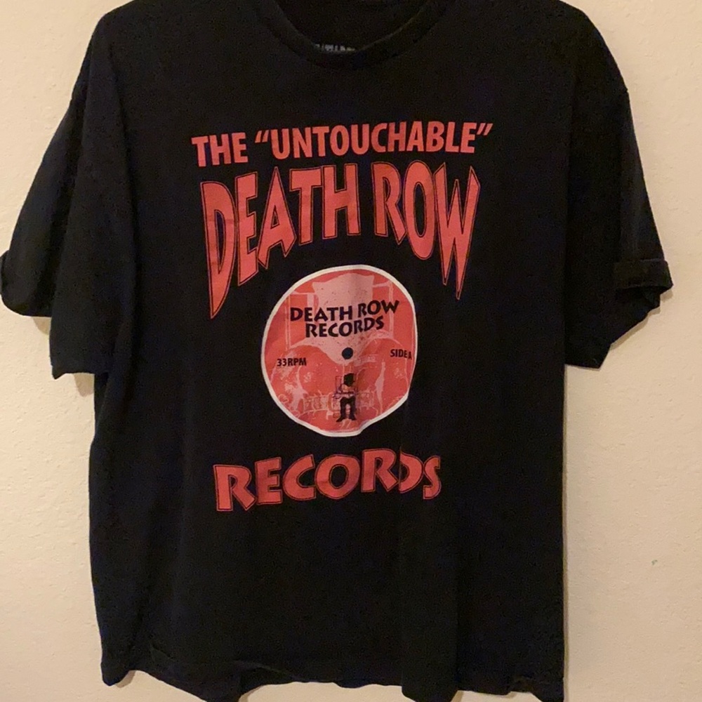 Death Row records black T-shirt